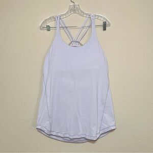 Lululemon Tank Top Womens Sz 10 Lilac Moment To Movement Active Running Yoga‎